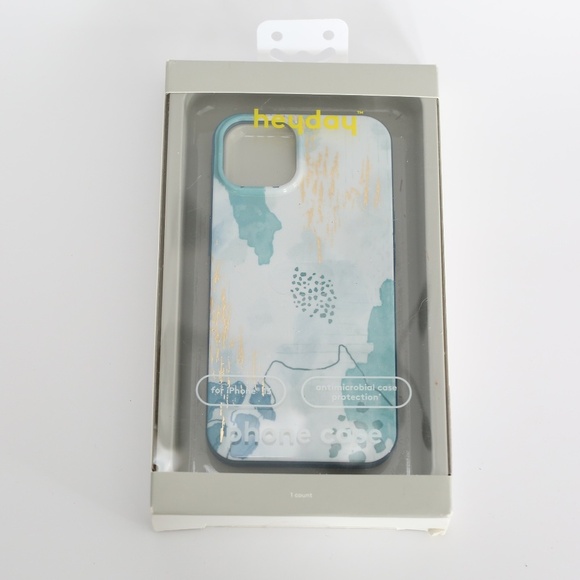 Heyday iPhone 13 Cell Phone Blue Abstract Case - Picture 1 of 4